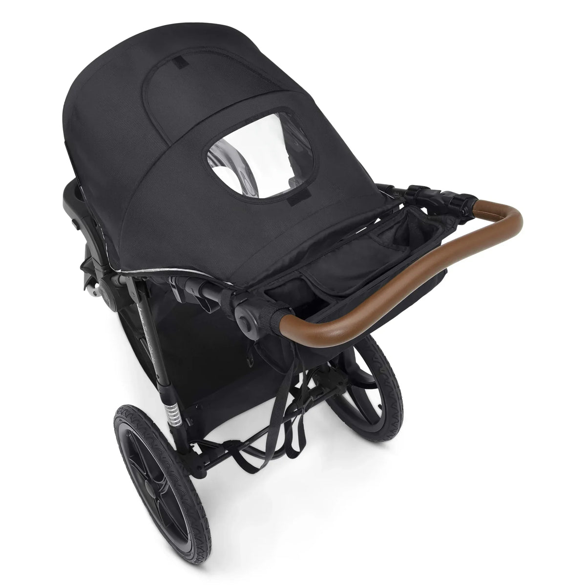 Nouveauté 2026 – Poussette de jogging Jeep TurboGlyde de Delta Children, noire