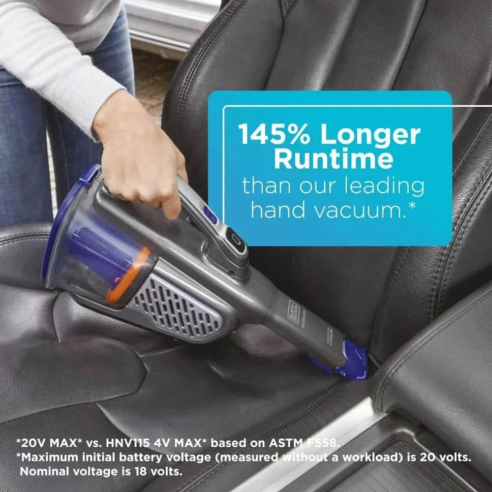 Nouveauté 2026 – Aspirateur portatif sans fil BLACK+DECKER Dustbuster Furbuster AdvanceClean+ pour animaux de compagnie, référence HHVK515JP07