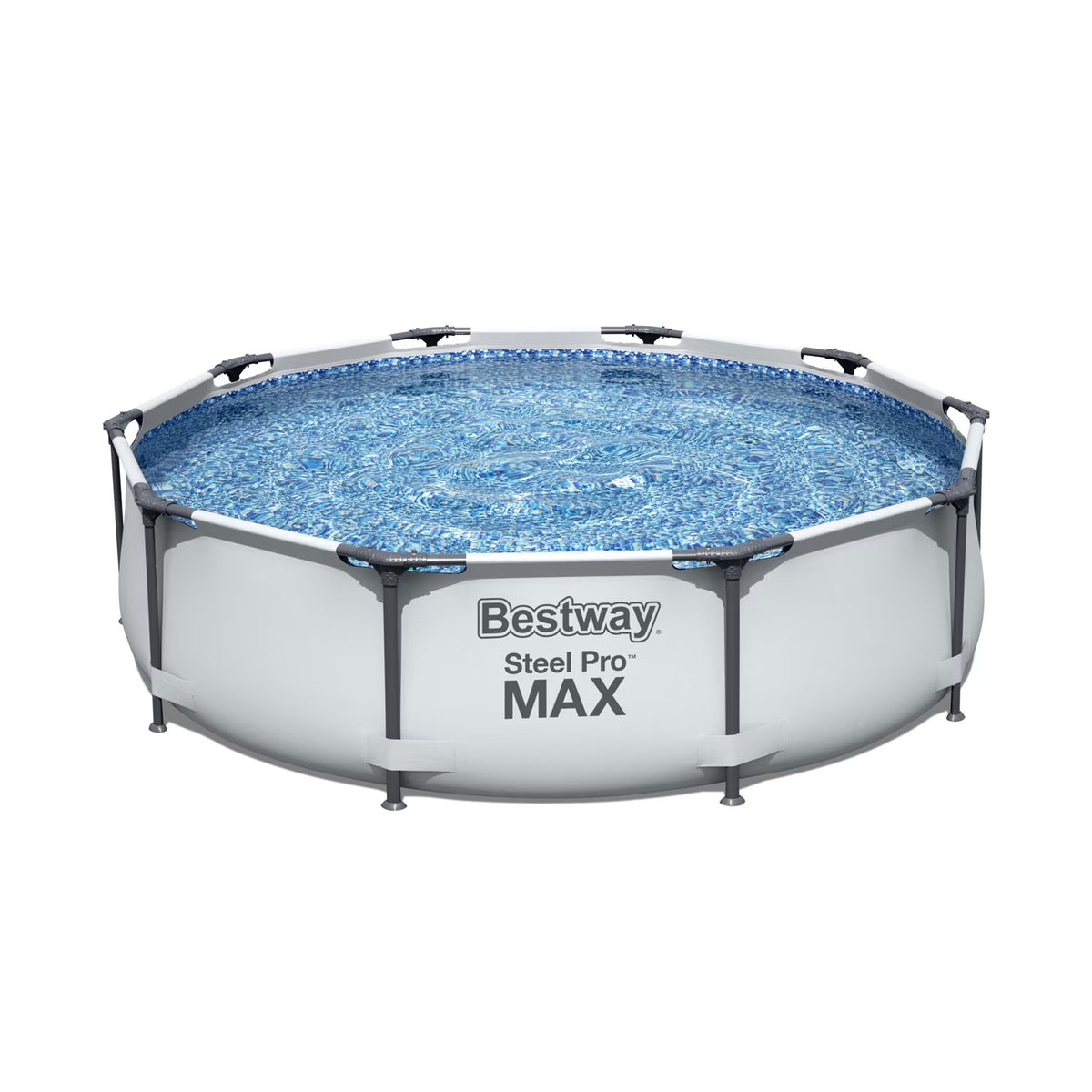 Nouveauté 2026 – Piscine hors sol ronde Bestway Steel Pro MAX 10 pi x 30 po