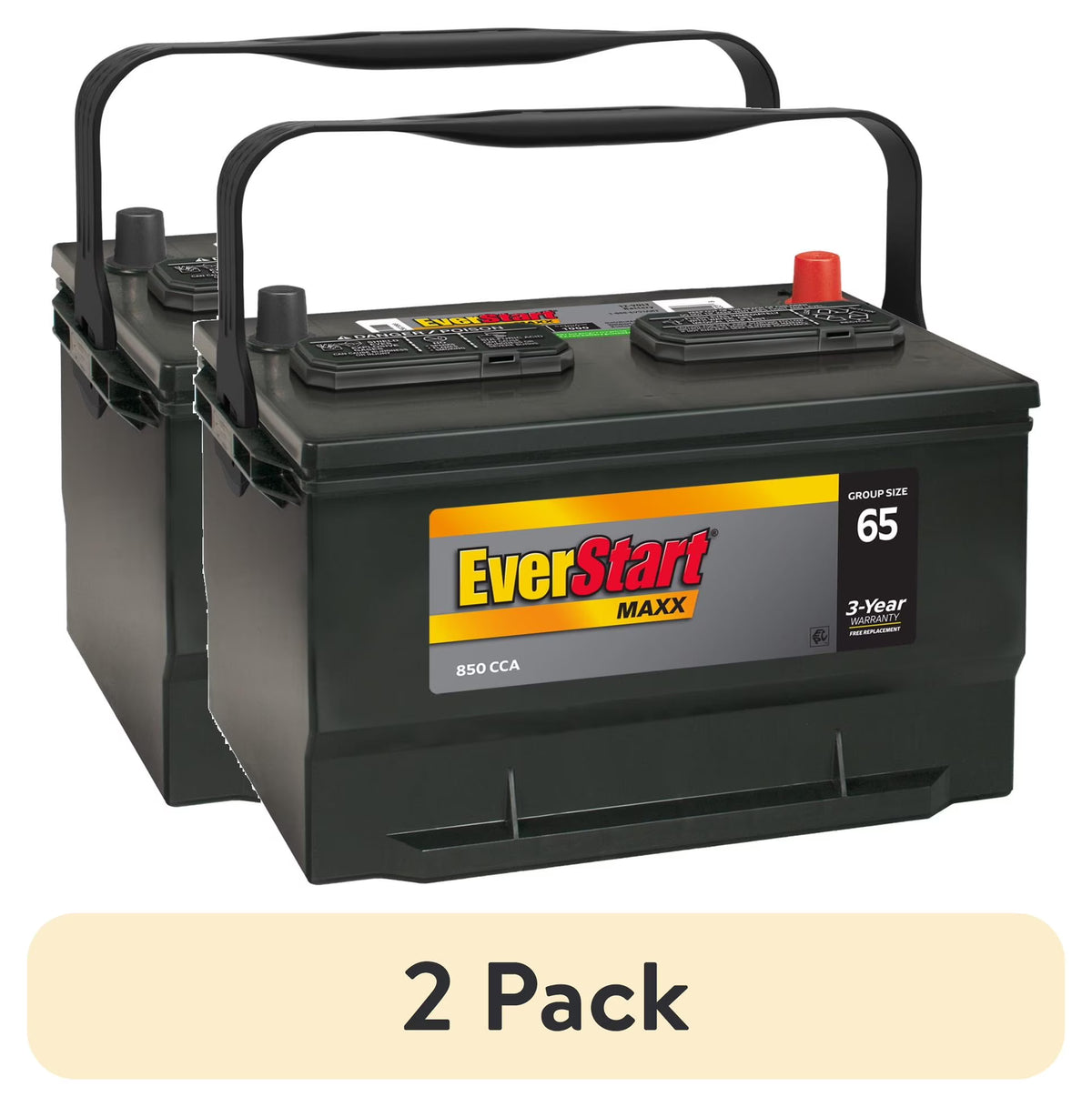 Nouveauté 2026 – Batterie automobile au plomb-acide EverStart Maxx , groupe 65, 12 volts, 850 CCA