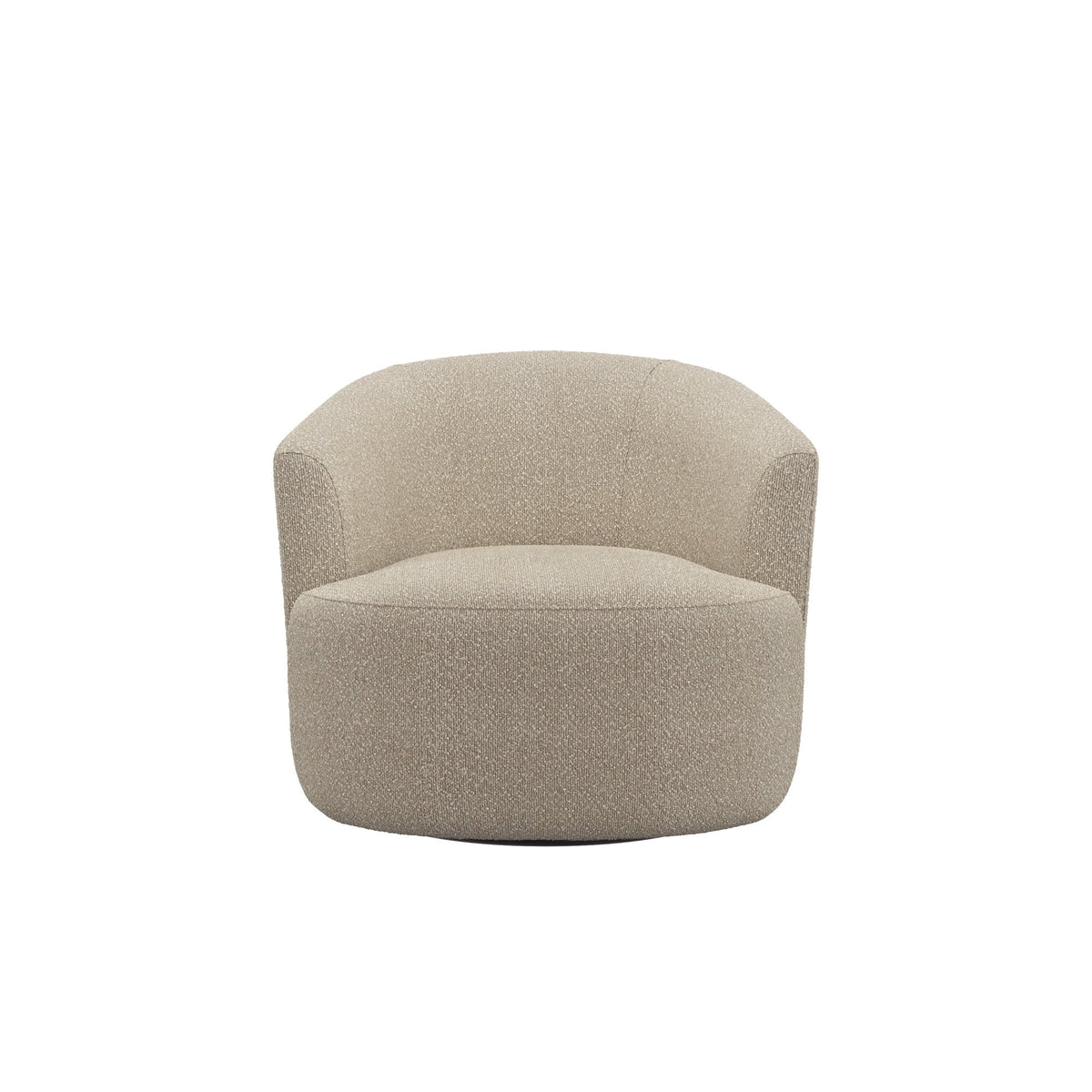Nouveauté 2026 – Fauteuil pivotant Mainstays Boucle , taupe