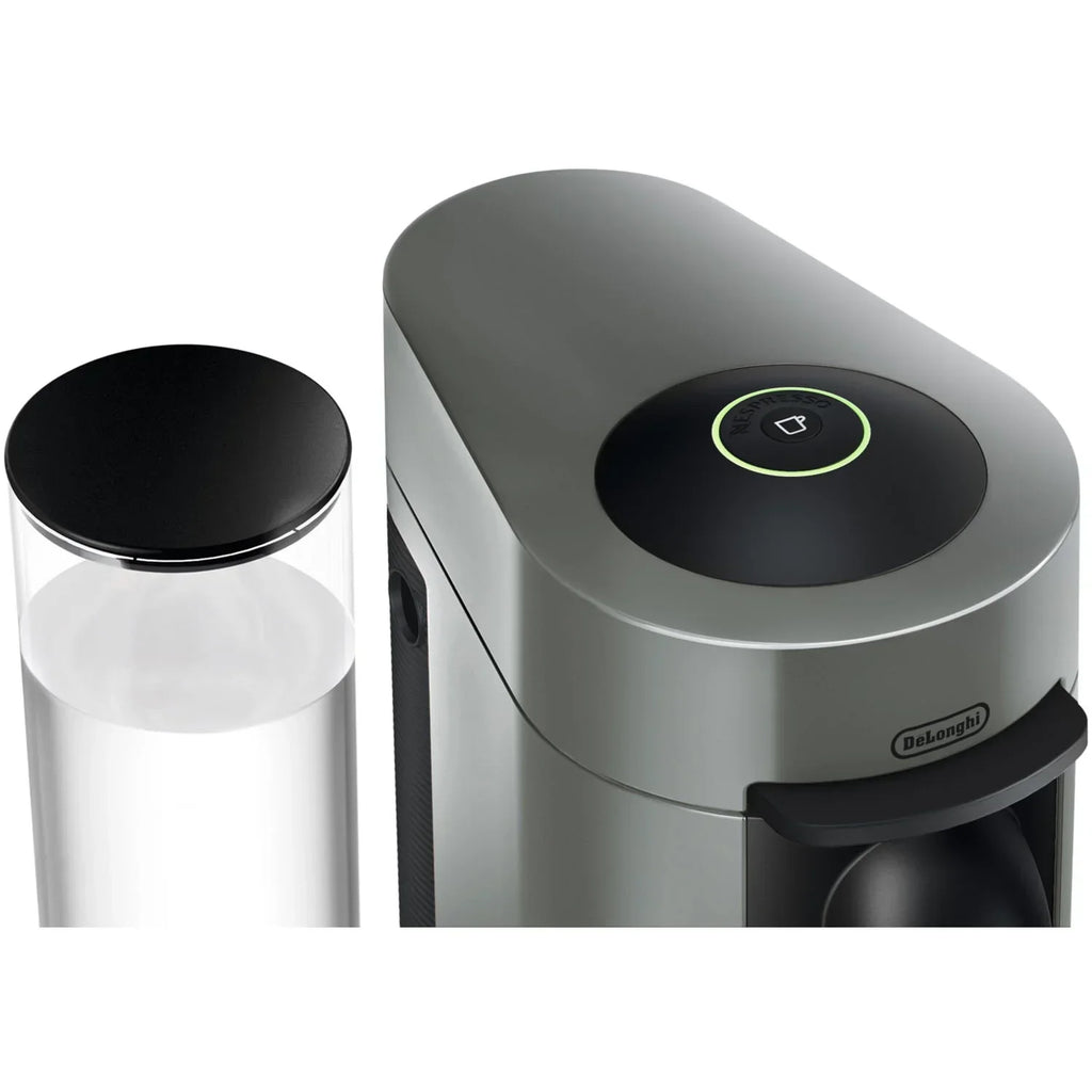 Nouveauté 2026 – Machine à café et expresso Nespresso Vertuo Plus de De'Longhi avec Aerocinno, grise, dosettes individuelles