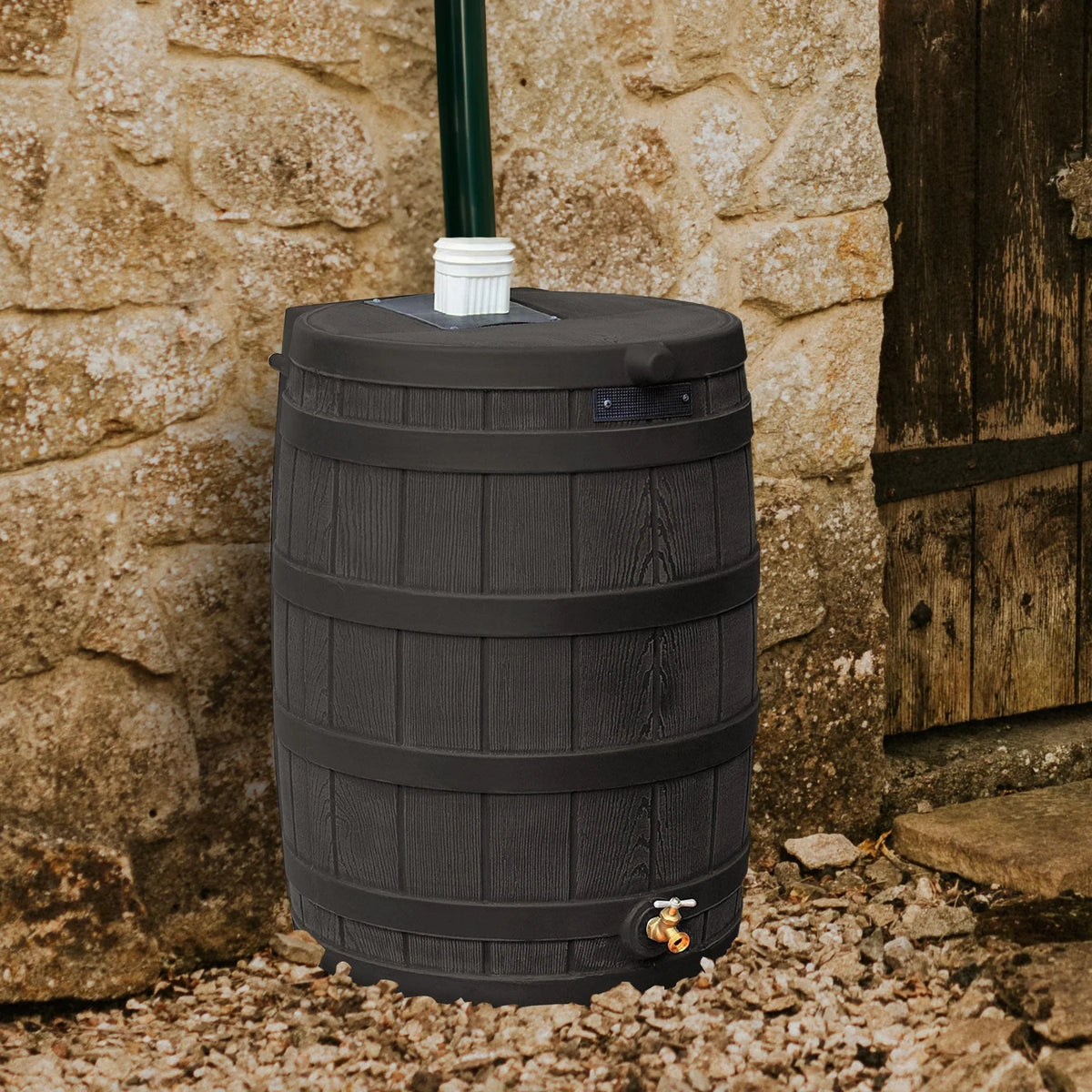 Nouveauté 2026 – Récupérateur d'eau de pluie Good Ideas Rain Wizard 50 gallons (190 litres