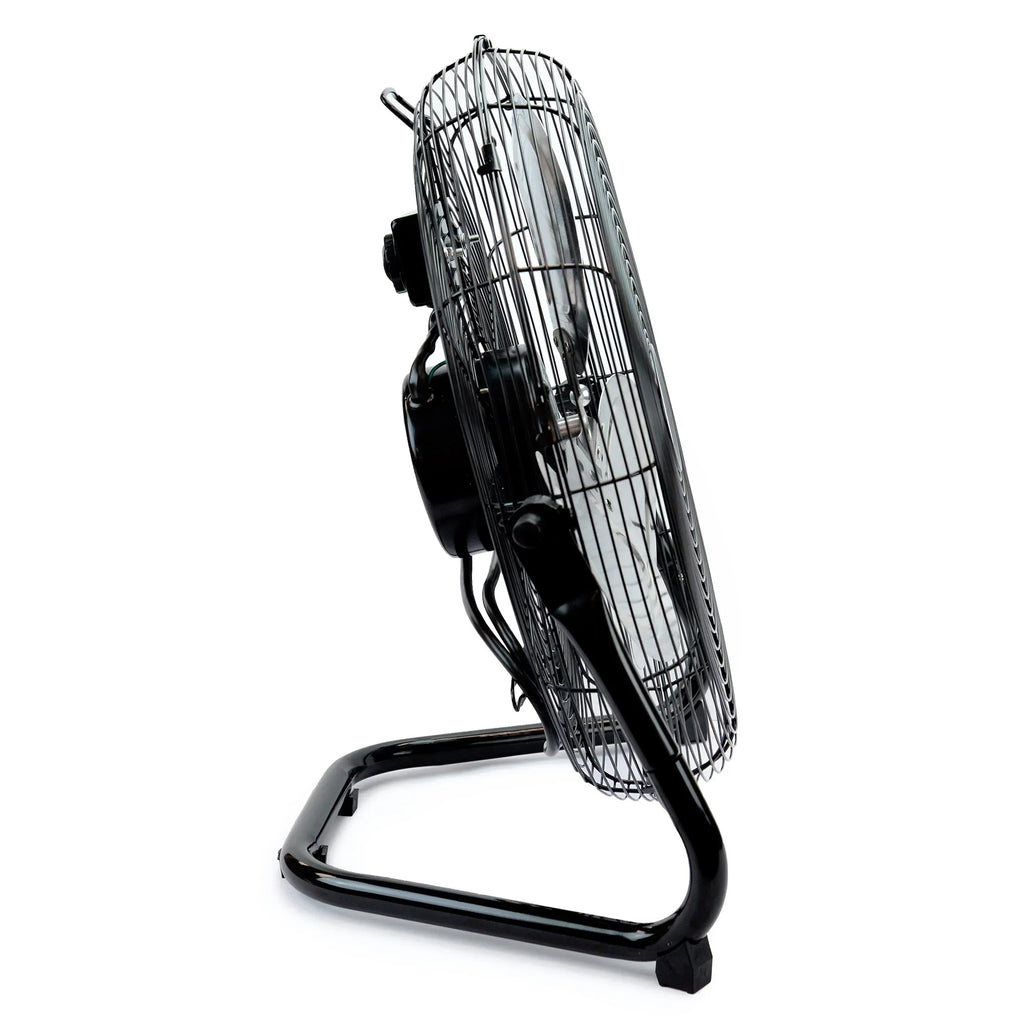 Nouveauté 2026 – Ventilateur de sol industriel haute vitesse Newair 18" , robuste, en métal, inclinaison réglable, 3 vitesses jusqu'à 4012 CFM, interrupteur rotatif