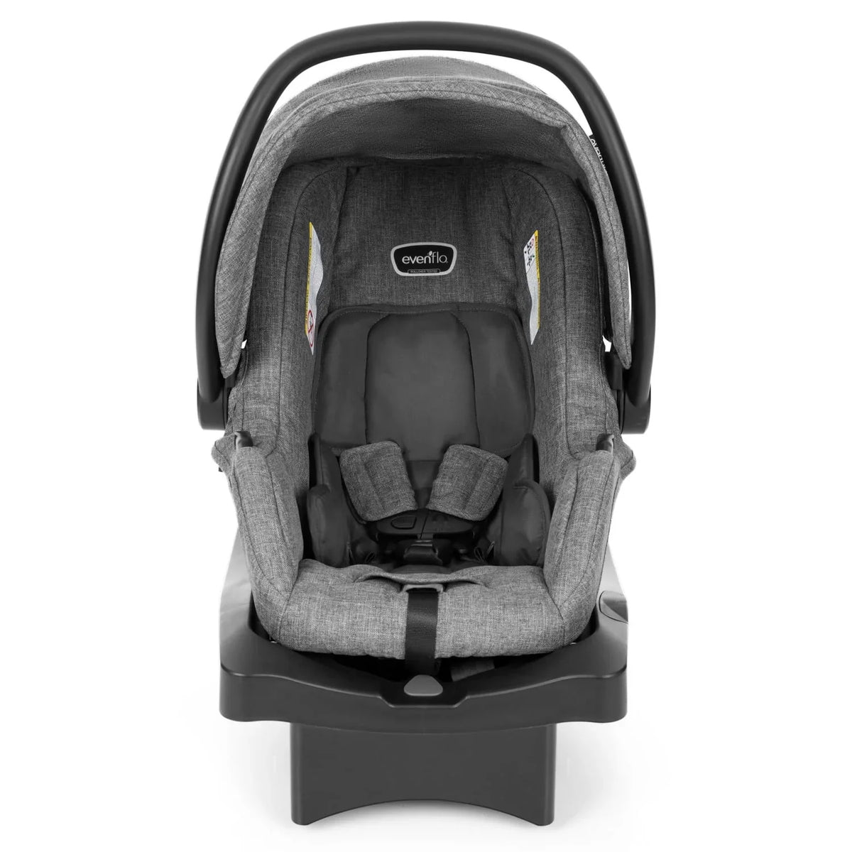 Nouveauté 2026 – Système de voyage modulaire Evenflo Omni Plus avec siège auto pour bébé LiteMax Sport, gris Mylar, unisexe
