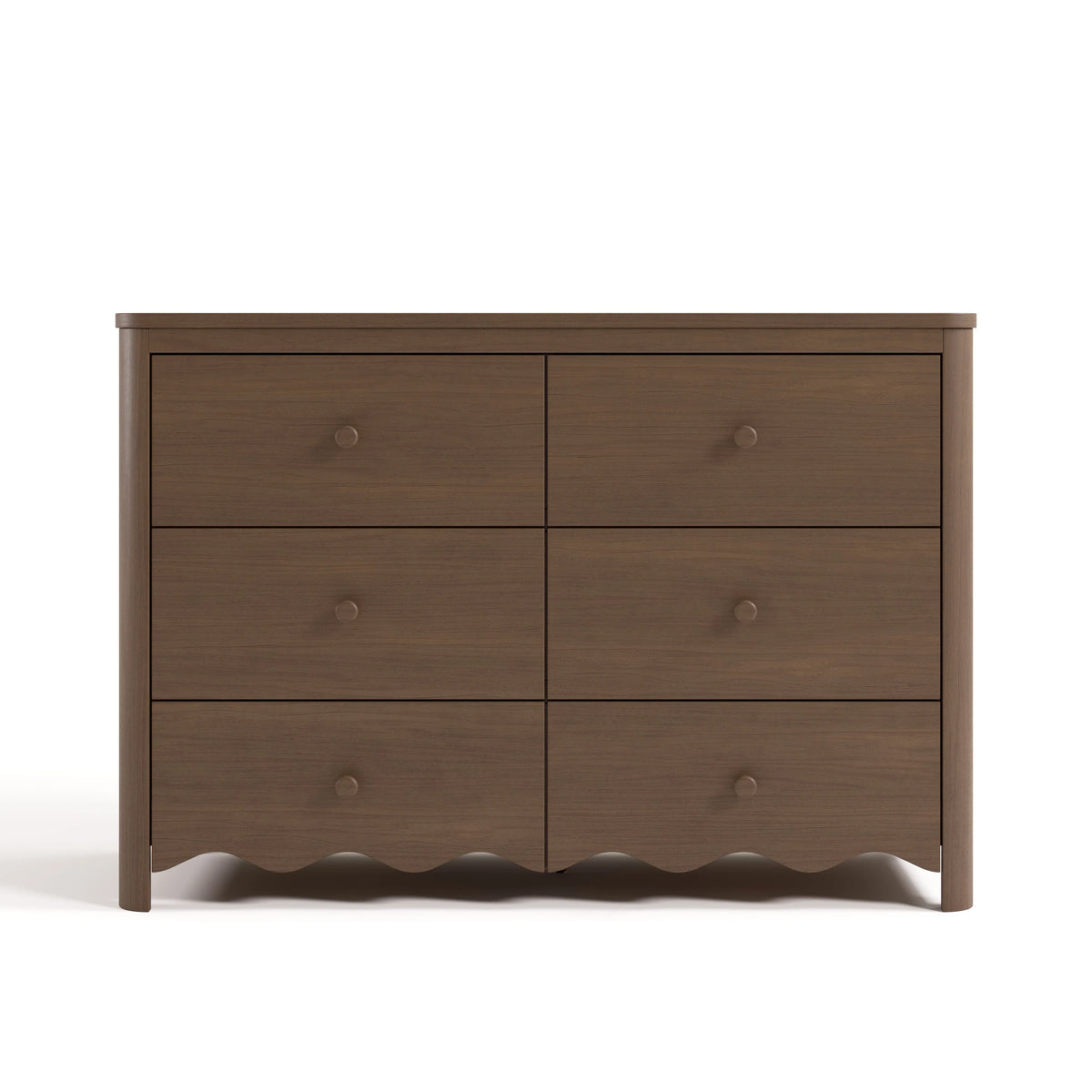 Nouveauté 2026 – Commode pour chambre d'enfant Storkcraft Casablanca 6 tiroirs, couleur sauge