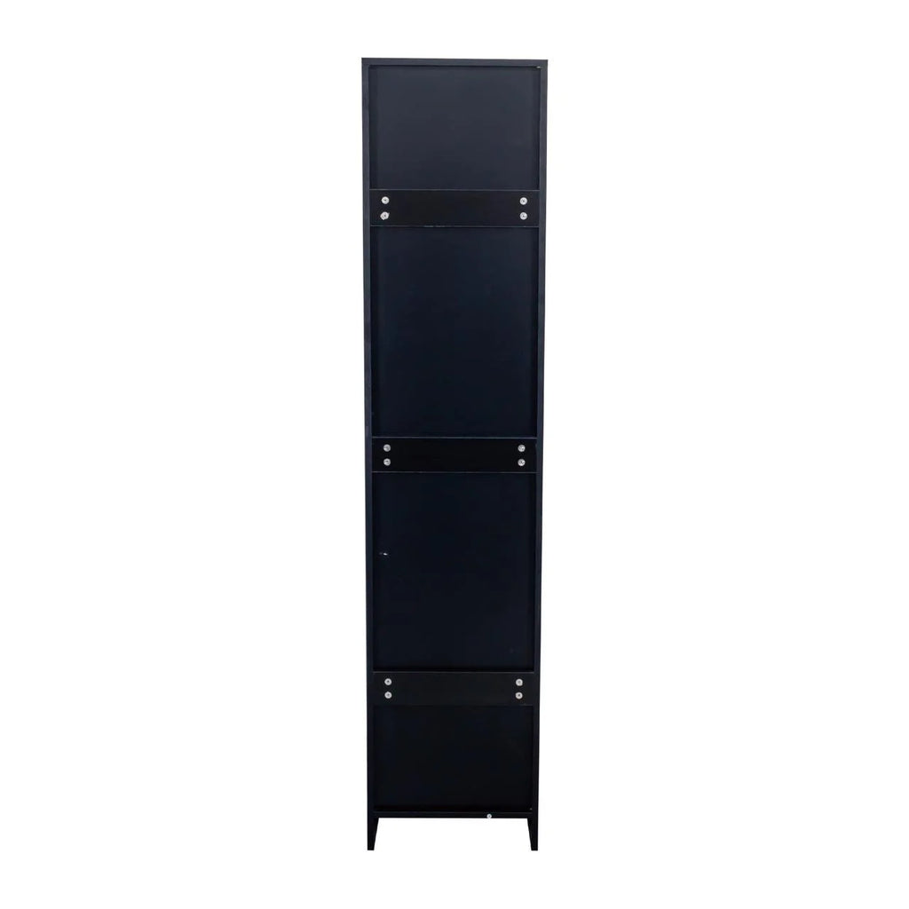 Nouveauté 2026 – Armoire de rangement haute Slim , meuble garde-manger avec portes et étagères, idéale pour les petits espaces (cuisine, salon, salle de bain