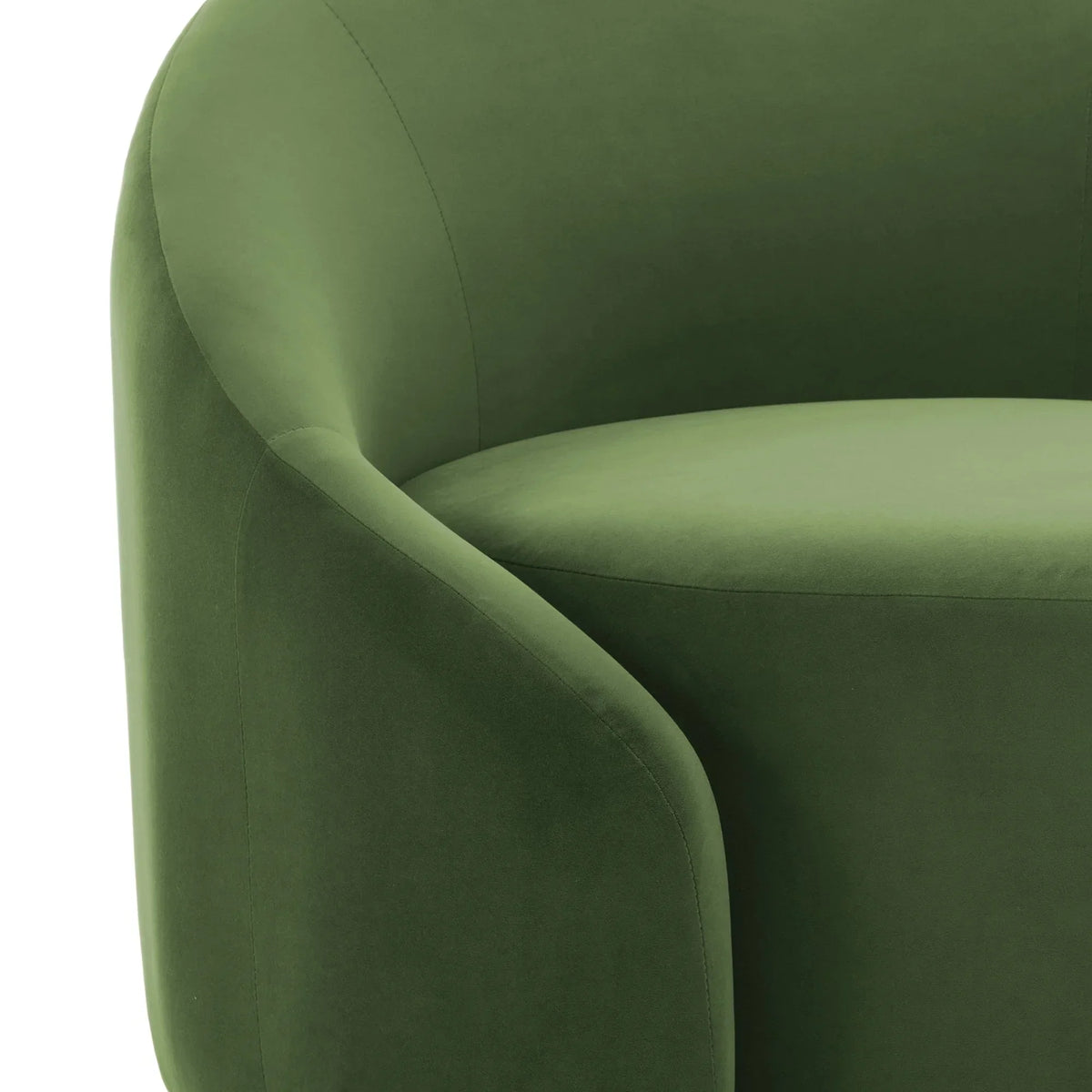 Nouveauté 2026 – Fauteuil pivotant 360" pour salon, fauteuil tonneau bouclé, canapé une place, fauteuil de lecture, vert sauge
