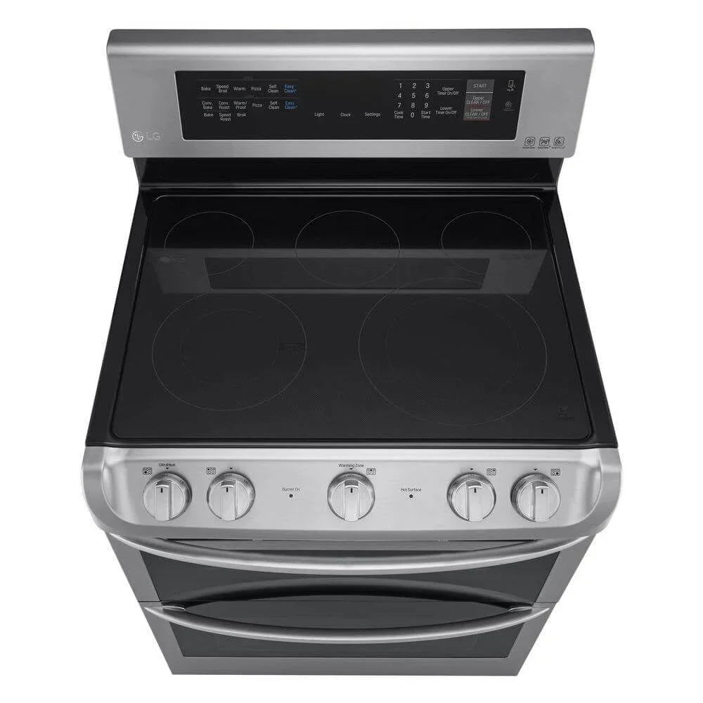 Nouveauté 2026 – Cuisinière électrique LG LDE4413ST 7,3 pi³ à double four en acier inoxydable