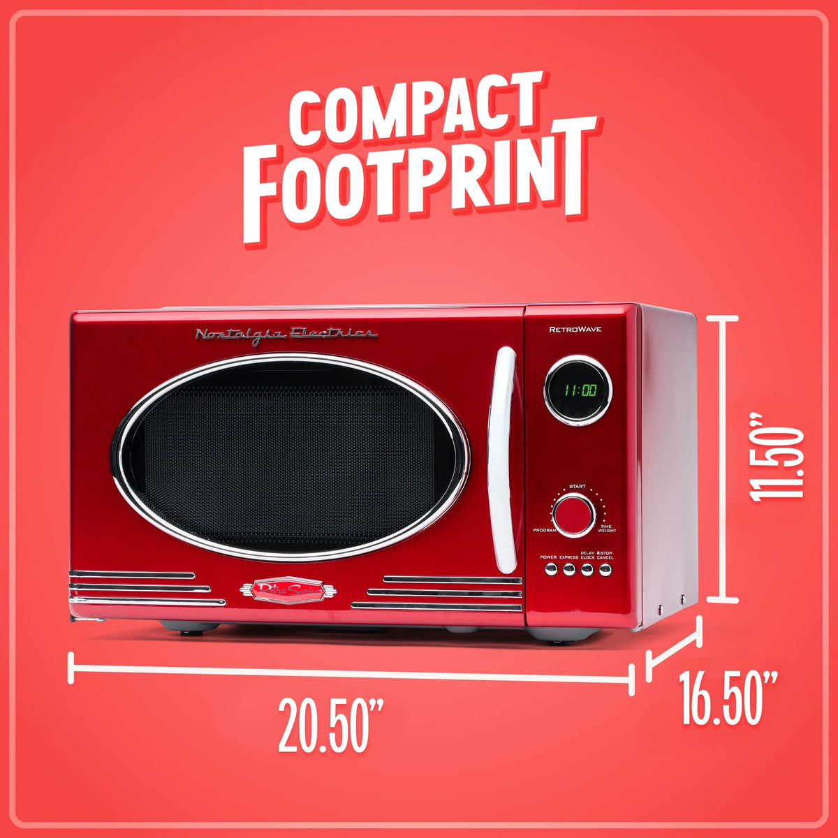Nouveauté 2026 – Four à micro-ondes de comptoir Nostalgia Retro , 0,9 pi³, 800 watts, bleu turquoise