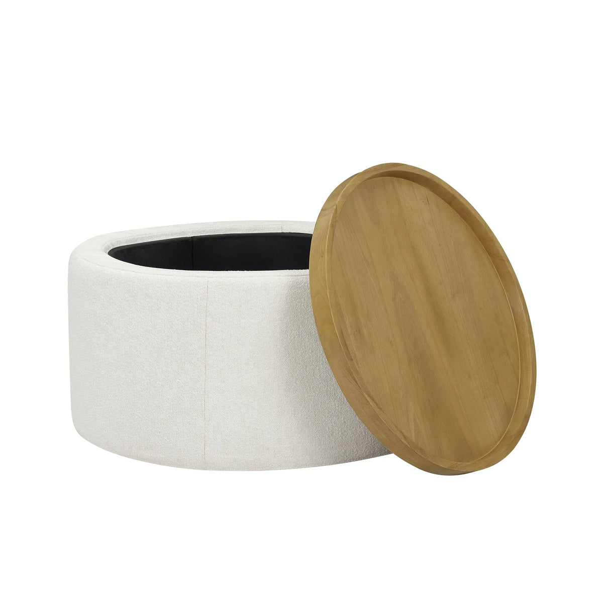 Nouveauté 2026 – Table basse Beautiful Drew Stowaway avec rangement, par Drew Barrymore, couleur crème
