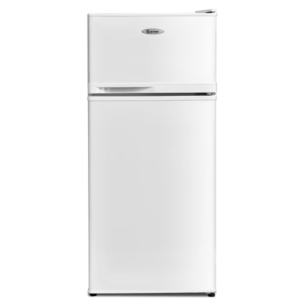Nouveauté 2026 – Réfrigérateur compact Canddidliike 2 portes, blanc, en tôle laminée à froid, avec congélateur et thermostat réglable