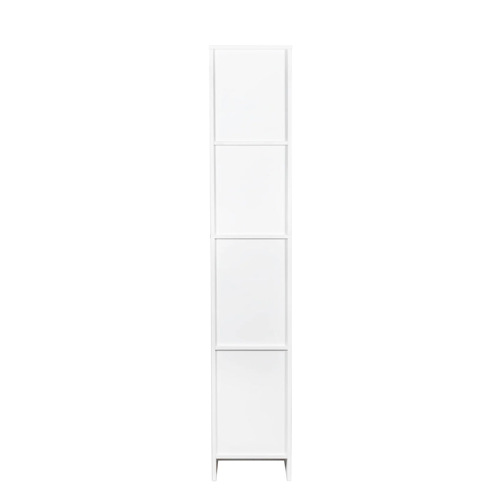 Nouveauté 2026 – Armoire de rangement haute Slim , meuble garde-manger avec portes et étagères, idéale pour les petits espaces (cuisine, salon, salle de bain