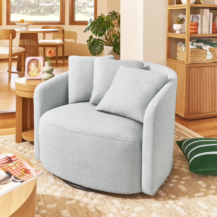 Nouveauté 2026 – Fauteuil d'appoint Beautiful Drew de Drew Barrymore (édition ), coloris crème bouclé
