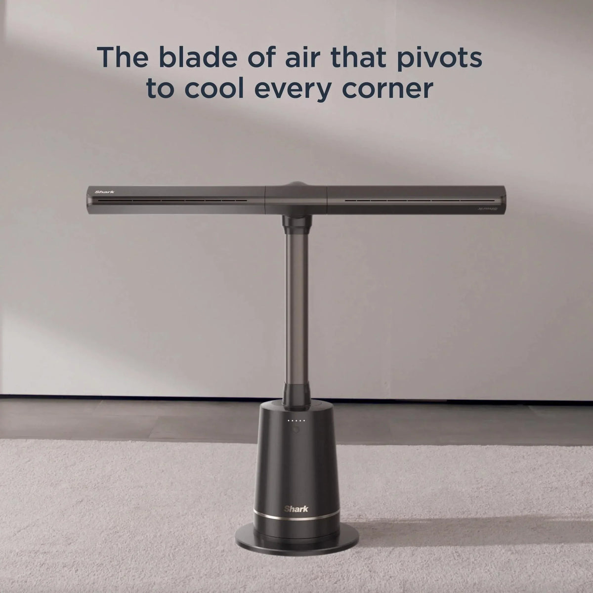 Nouveauté 2026 – Ventilateur Shark TurboBlade XL « Tour sans pales ultra-personnalisable, pivotante, rotative, oscillante à 180° », TF200, anthracite