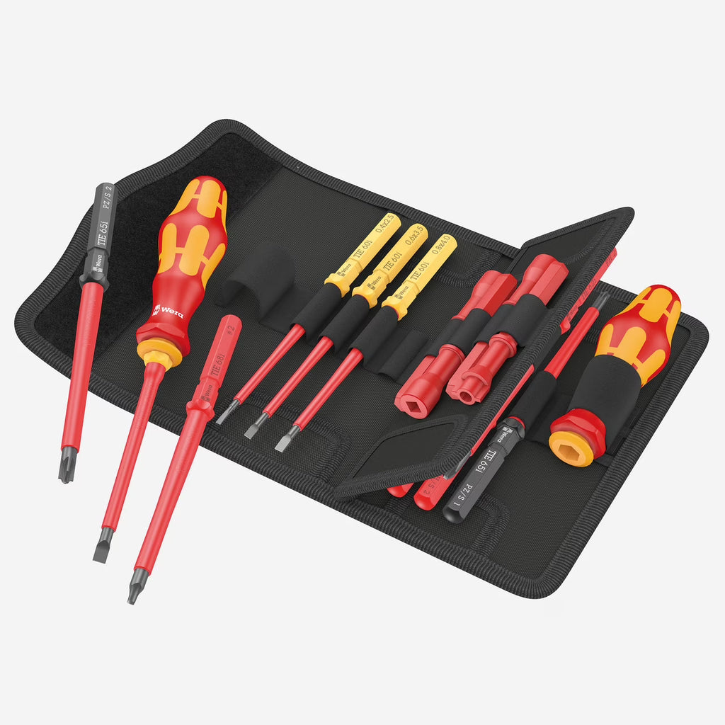 Nouveauté 2026 – Wera 006616 Kraftform Kompakt VDE 18 Imperial 1 jeu de recherche d'outils, 18 pièces