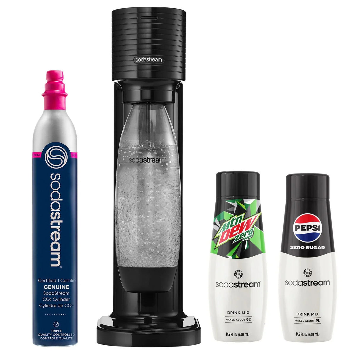 Nouveauté 2026 – Pack machine à eau pétillante SodaStream Gaia