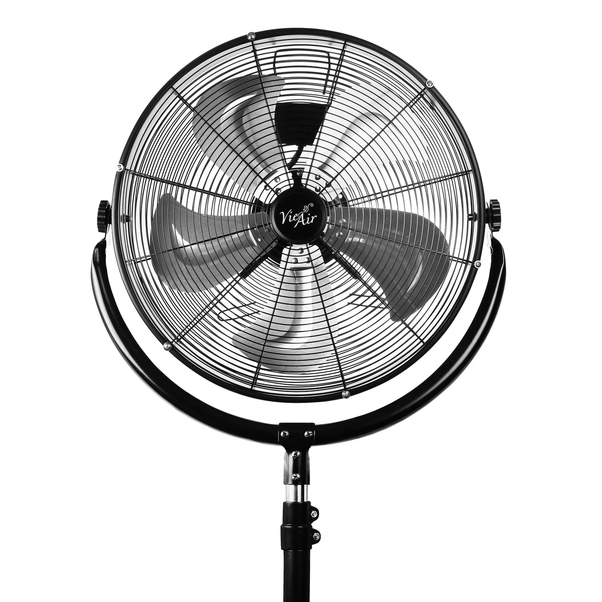 Nouveauté 2026 – Ventilateur industriel sur pied inclinable à 360° VieAir , 20 pouces, 3 vitesses, haute vélocité