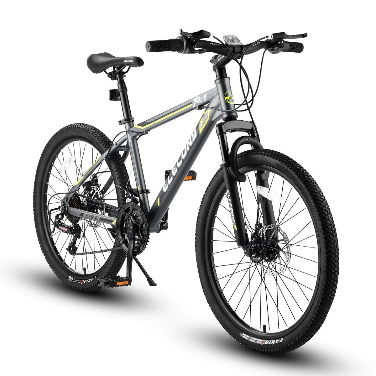 Nouveauté 2026 – Offre spéciale ! VTT Saver100 24 pouces pour garçons et filles, cadre en acier, 21 vitesses Shimano, freins à disque doubles et suspension avant