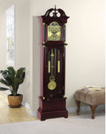 Nouveauté 2026 – Horloge grand-père sur pied 72" (183 cm) finition cerisier, année