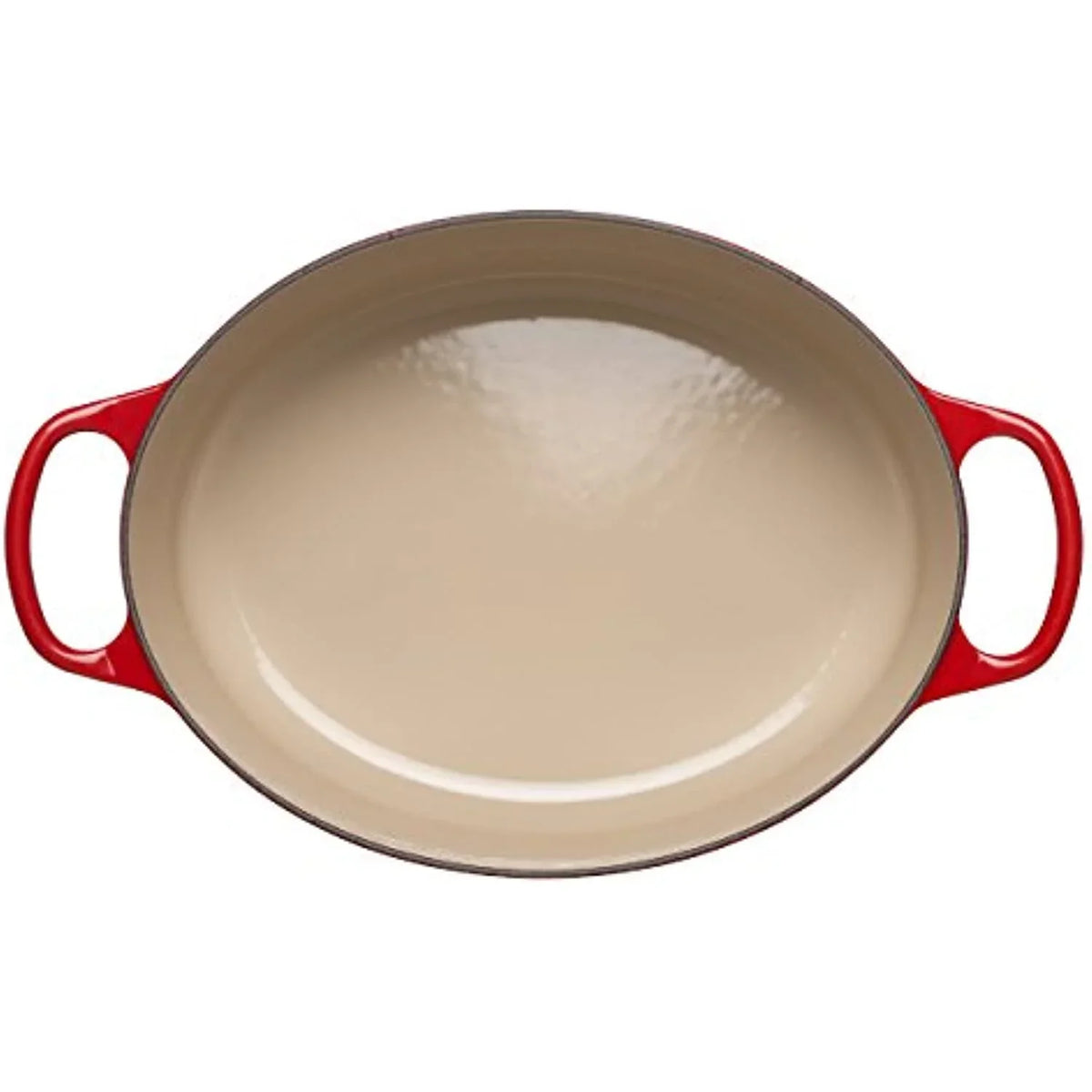 Nouveauté 2026 – Cocotte ovale Le Creuset Signature en fonte émaillée, 5 pintes, couleur cerise