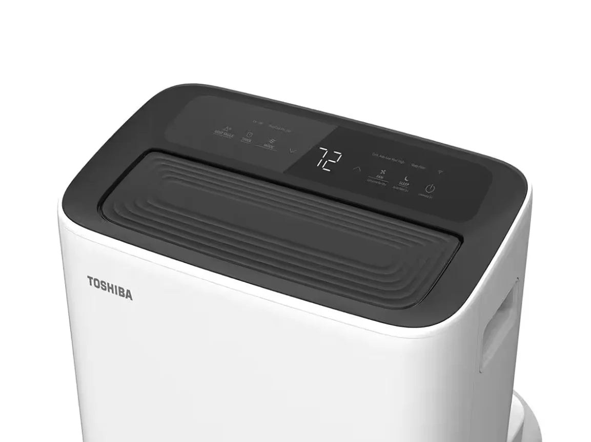 Nouveauté 2026 – Toshiba PX0811CWRUFR restauré 8 000 BTU 115 volts Smart Wi-Fi portable AC, refroidit et déshumidifie jusqu'à 350 pieds carrés. Fort. (Reconditionné