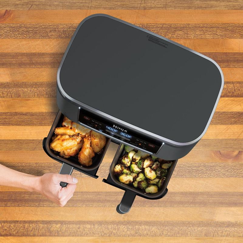 Nouveauté 2026 – Friteuse à air Ninja Foodi 6-en-1 de 8 pintes (8 litres) à 2 paniers avec technologie DualZone