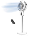 Nouveauté 2026 – Ventilateur sur pied Lasko Whirlwind 7" à 24 vitesses, mouvement orbital, débit d'air de 25 pi/s, télécommande, APDC301