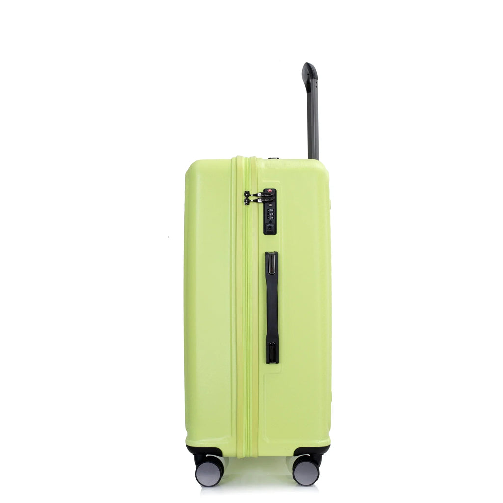 Nouveauté 2026 – Ensemble de 3 valises PAPROOS (51/61/71 cm), valise rigide légère avec port USB et crochets latéraux, bagage de voyage avec serrure TSA, valise à roulettes rigide pour l'école et les voyages, rose