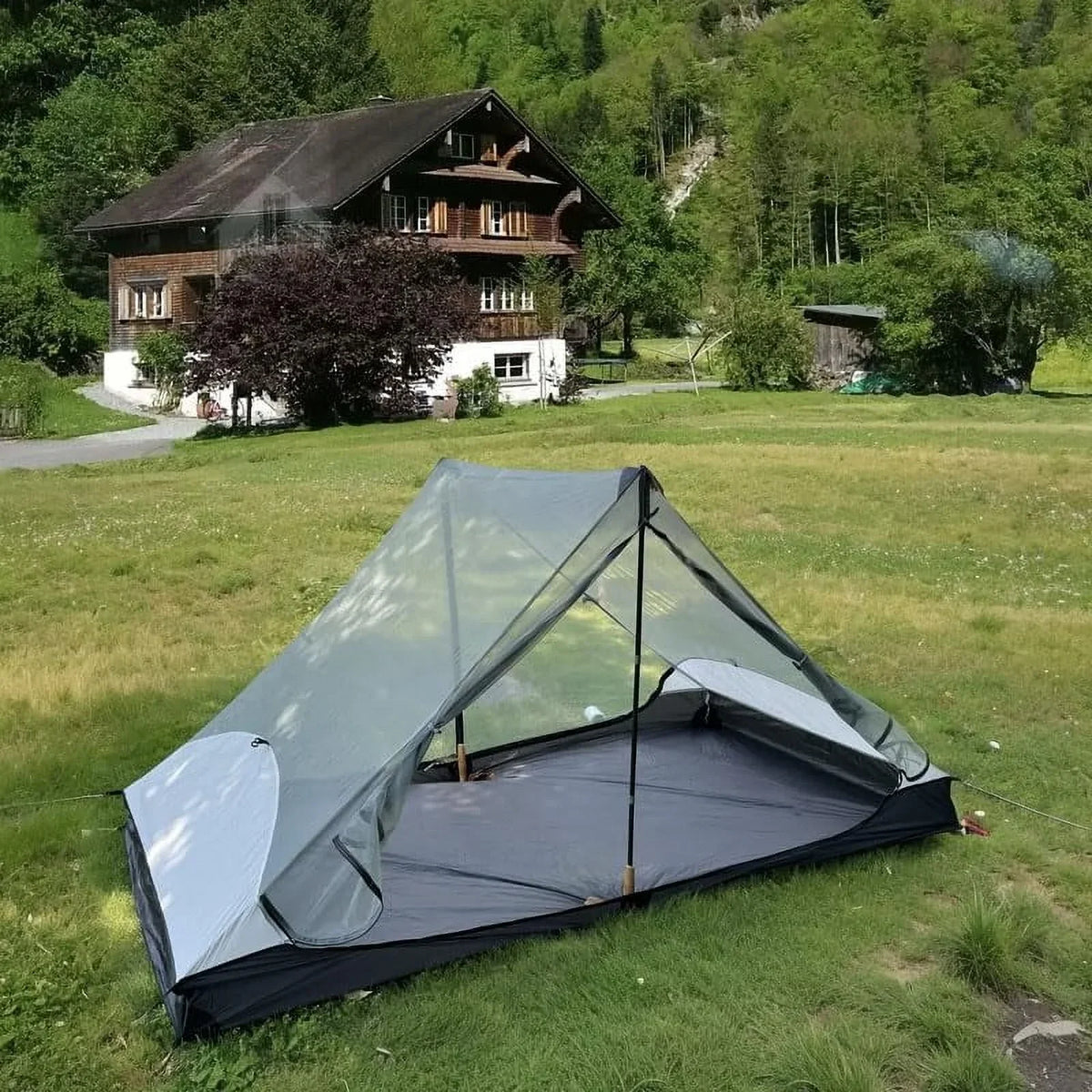 Nouveauté 2026 – Tente ultralégère 3F UL Gear Lanshan , imperméable, professionnelle, pour la randonnée, 2 personnes, camping, 4 saisons (kaki - 2 personnes, 4 saisons
