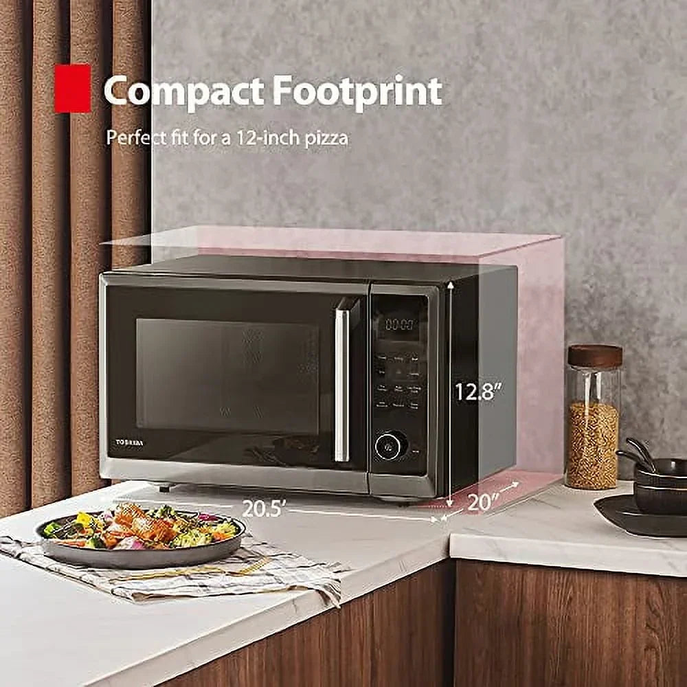 Nouveauté 2026 – Fours à micro-ondes de comptoir Toshiba 1,2 pi³ en acier inoxydable