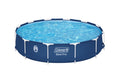 Nouveauté 2026 – Piscine hors sol ronde à structure métallique Coleman Steel Pro 12 pi x 33 po