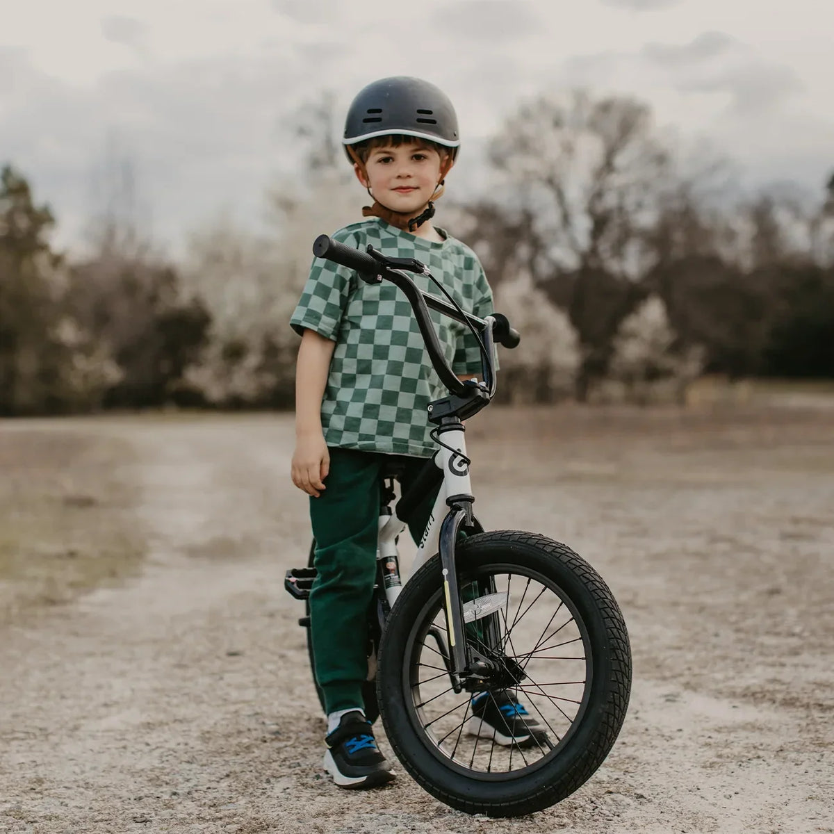 Nouveauté 2026 – Vélo Glerc pour enfants de 3 à 5 ans, style BMX, avec stabilisateurs et frein à rétropédalage, bleu. Convient aux garçons et aux filles de 3 à 5 ans