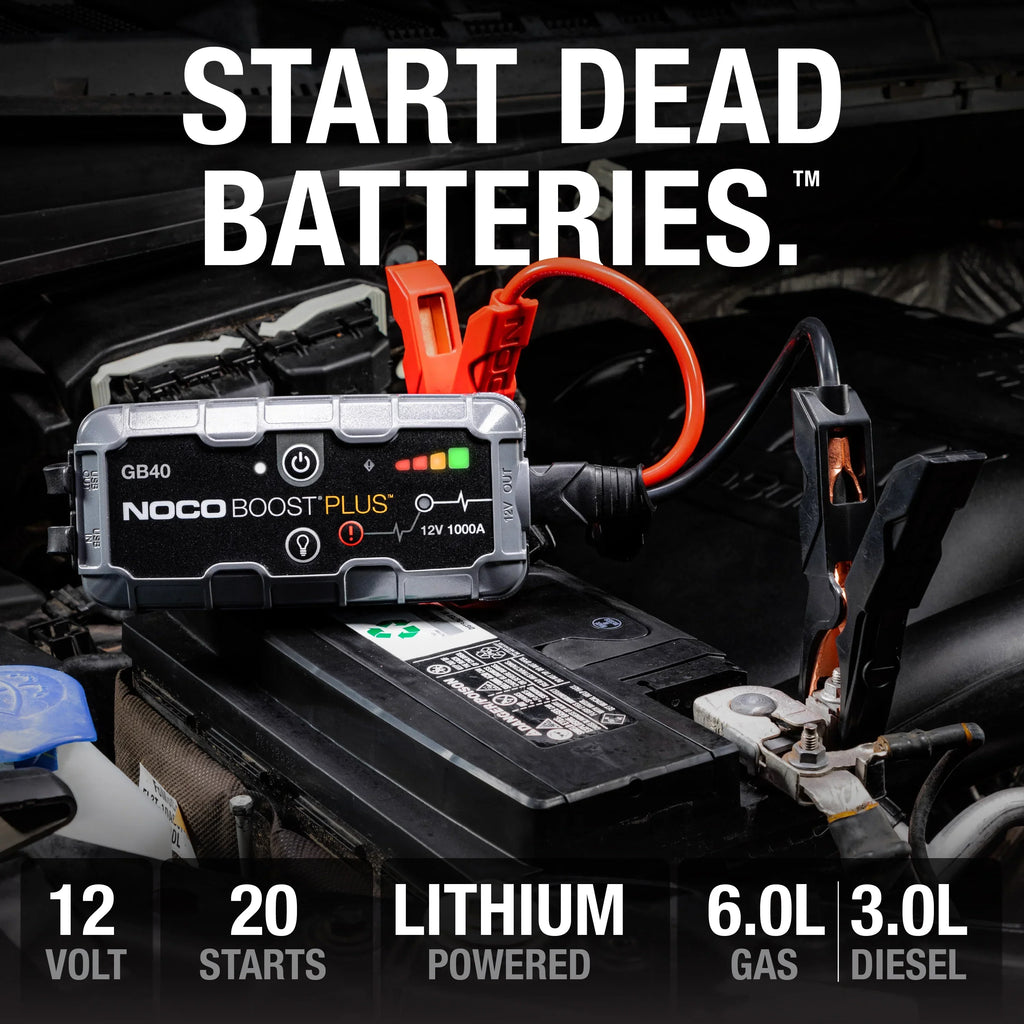 Nouveauté 2026 – NOCO Boost GB40 : Démarreur de batterie portable au lithium ultra-sécurisé 12 V 1000 A