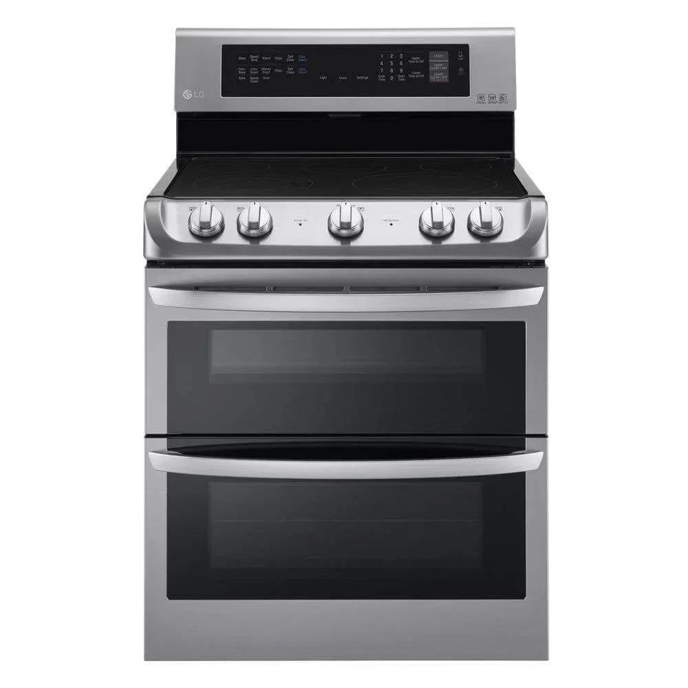 Nouveauté 2026 – Cuisinière électrique LG LDE4413ST 7,3 pi³ à double four en acier inoxydable