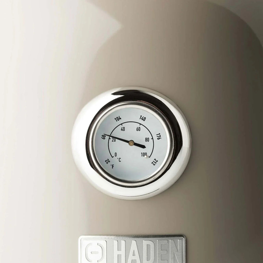 Nouveauté 2026 – Bouilloire électrique Haden Dorset 1,7 litre avec socle, mastic et chrome