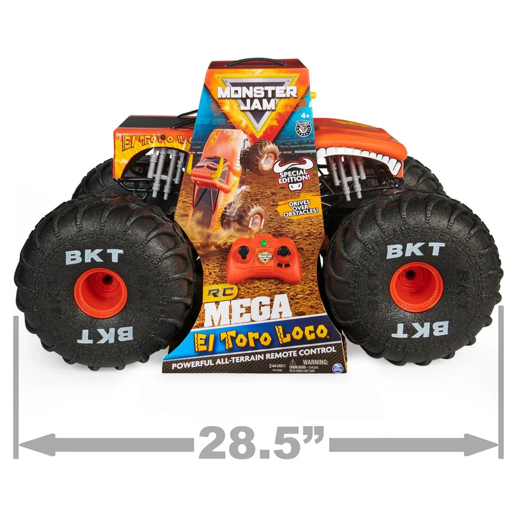 Nouveauté 2026 – Monster Jam MEGA El Toro Loco. Monster Truck télécommandé. Échelle 1:6