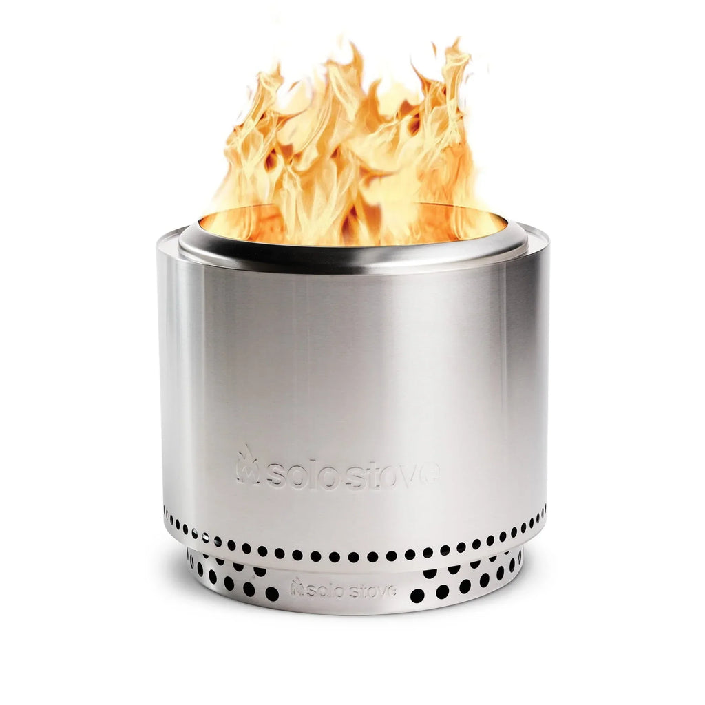 Nouveauté 2026 – Foyer extérieur portable Solo Stove Bonfire 2.0 avec support, sans fumée | Foyers à bois avec bac à cendres amovible, idéal pour le camping, en acier inoxydable, H : 42,5 cm x Ø : 49,5 cm, 11,4 kg