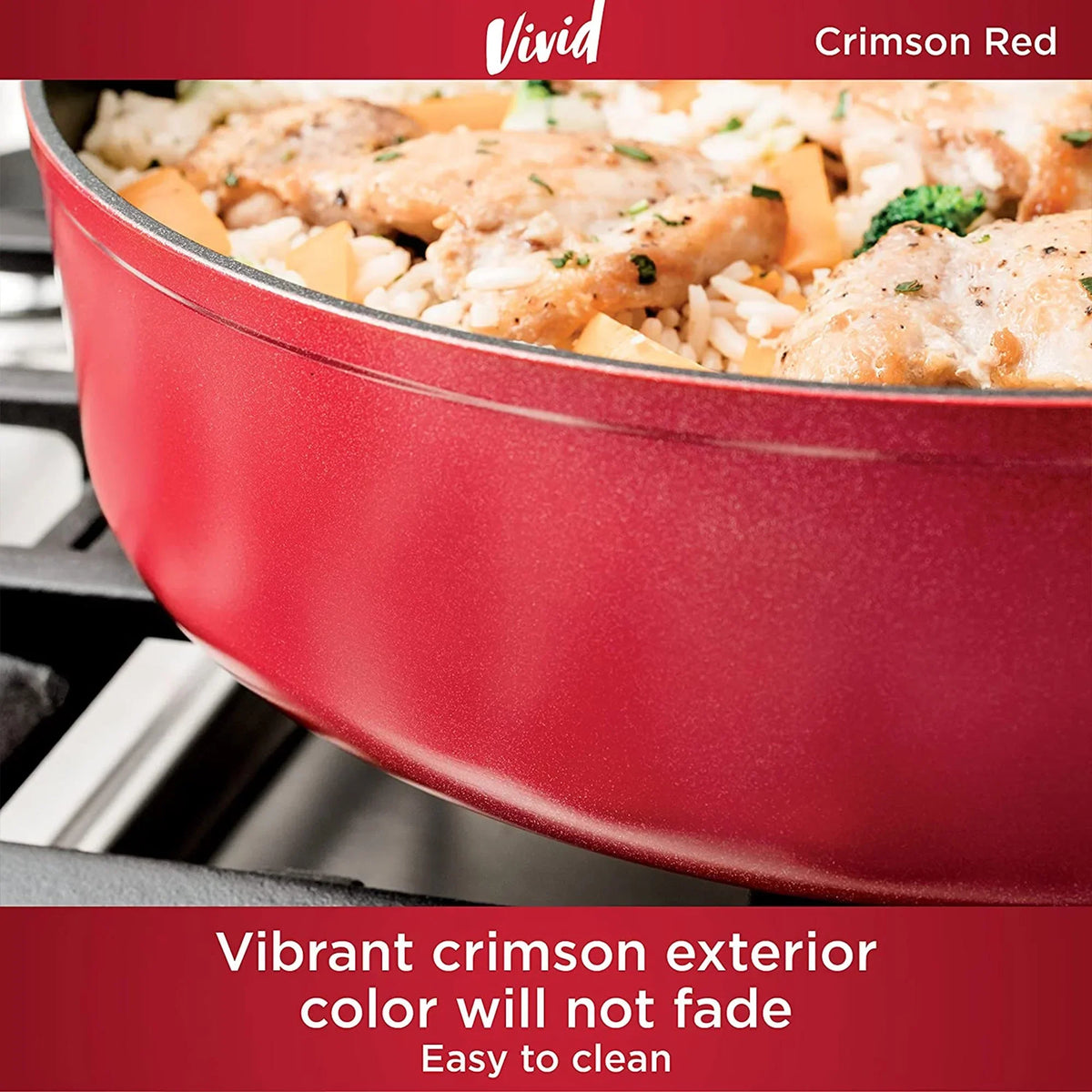 Nouveauté 2026 – Ensemble de 10 casseroles et poêles antiadhésives Ninja Foodi NeverStick Vivid, compatibles four
