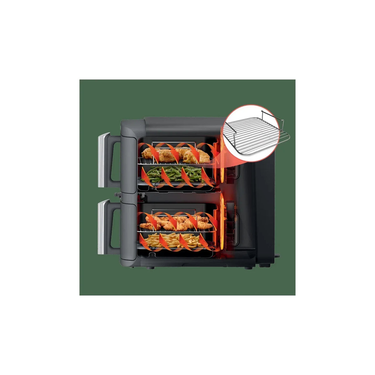 Nouveauté 2026 – Friteuse à air Ninja DoubleStack XL Smart à 2 paniers