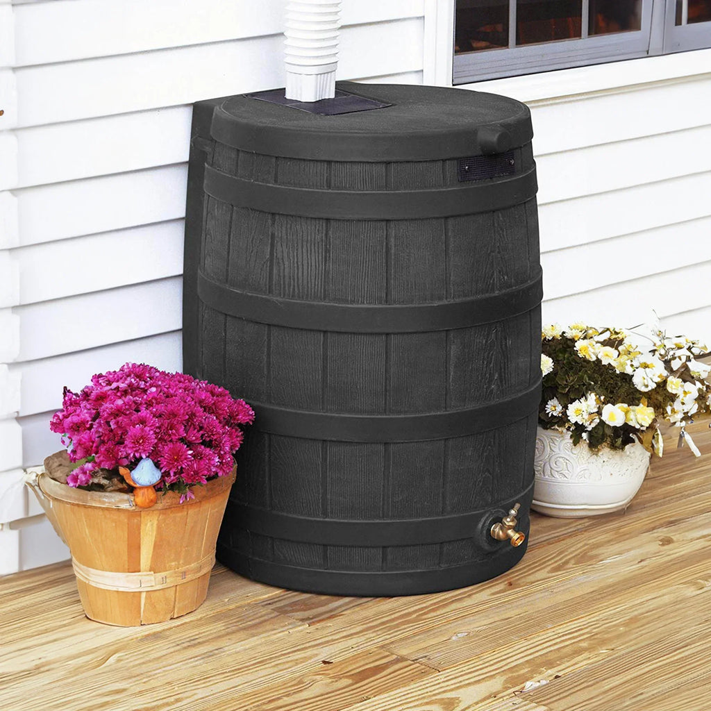 Nouveauté 2026 – Récupérateur d'eau de pluie Good Ideas Rain Wizard 50 gallons (190 litres