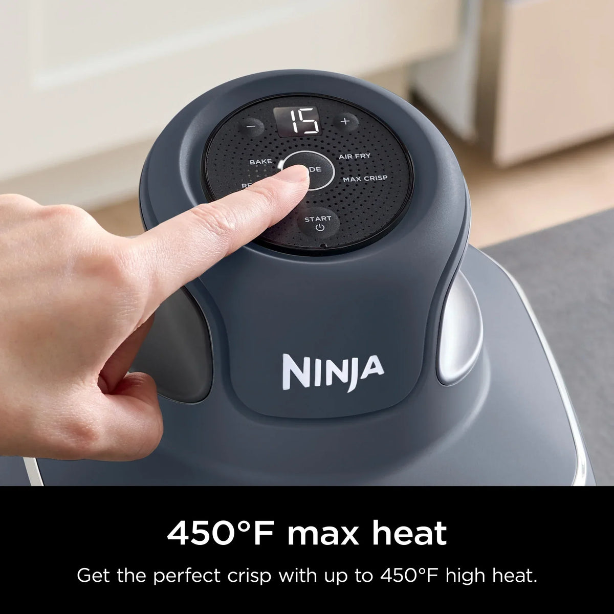 Nouveauté 2026 – Friteuse à air portable Ninja Crispi 4-en-1 en verre , récipients de 4 pintes et 6 tasses, Cyberspace