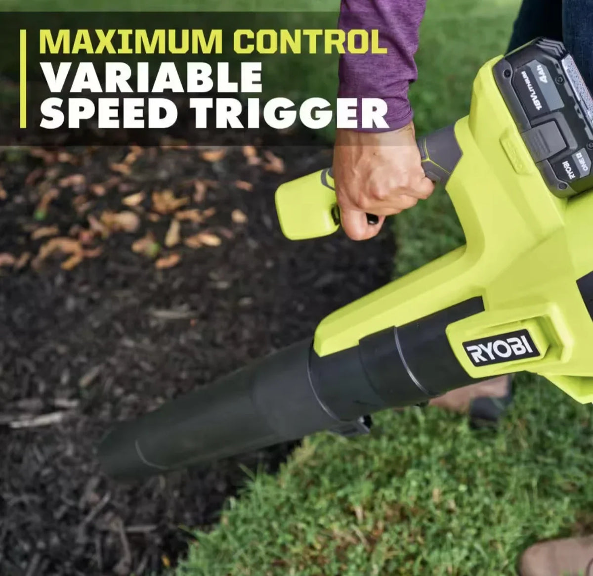 Nouveauté 2026 – RYOBI ONE+ 18V 160 km/h 350 CFM
