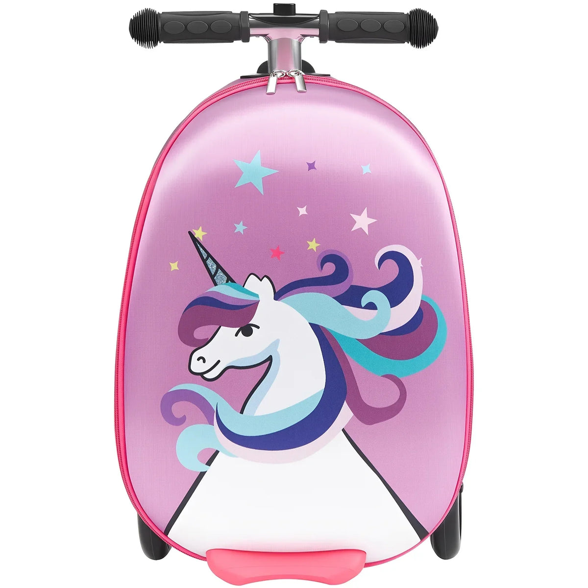 Nouveauté 2026 – Valise-trottinette enfant KFFKFF , capacité 20 L, avec roues lumineuses en PU, poignée réglable et antidérapante, pliable et légère, idéale pour les enfants de 5 ans et plus, couleur violette