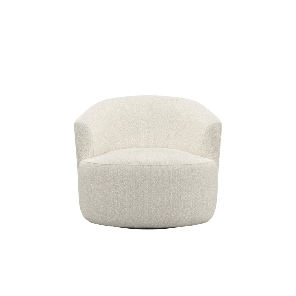 Nouveauté 2026 – Fauteuil pivotant Mainstays Boucle , taupe