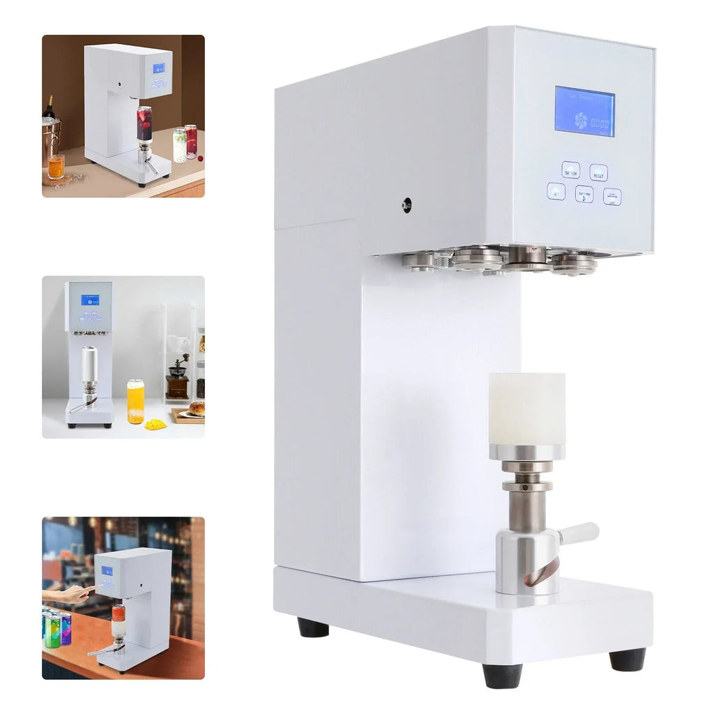 Nouveauté 2026 – Machine de scellage automatique de boîtes de conserve 370 W avec compteur, 110 V