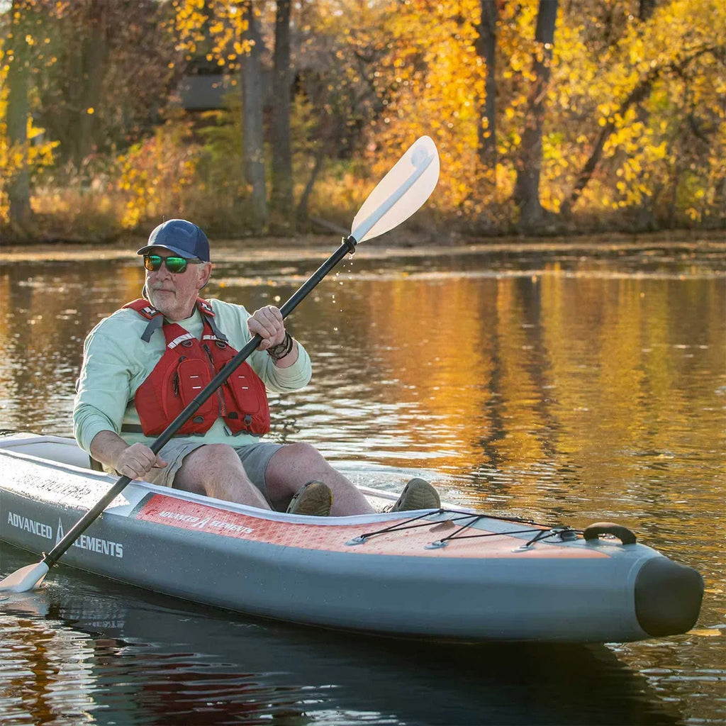 Nouveauté 2026 – Kayak gonflable Advanced Elements AirVolution 2 Pro avec pompe - Kayak tandem de loisirs - 4,4 m (14,5 pi) - Orange