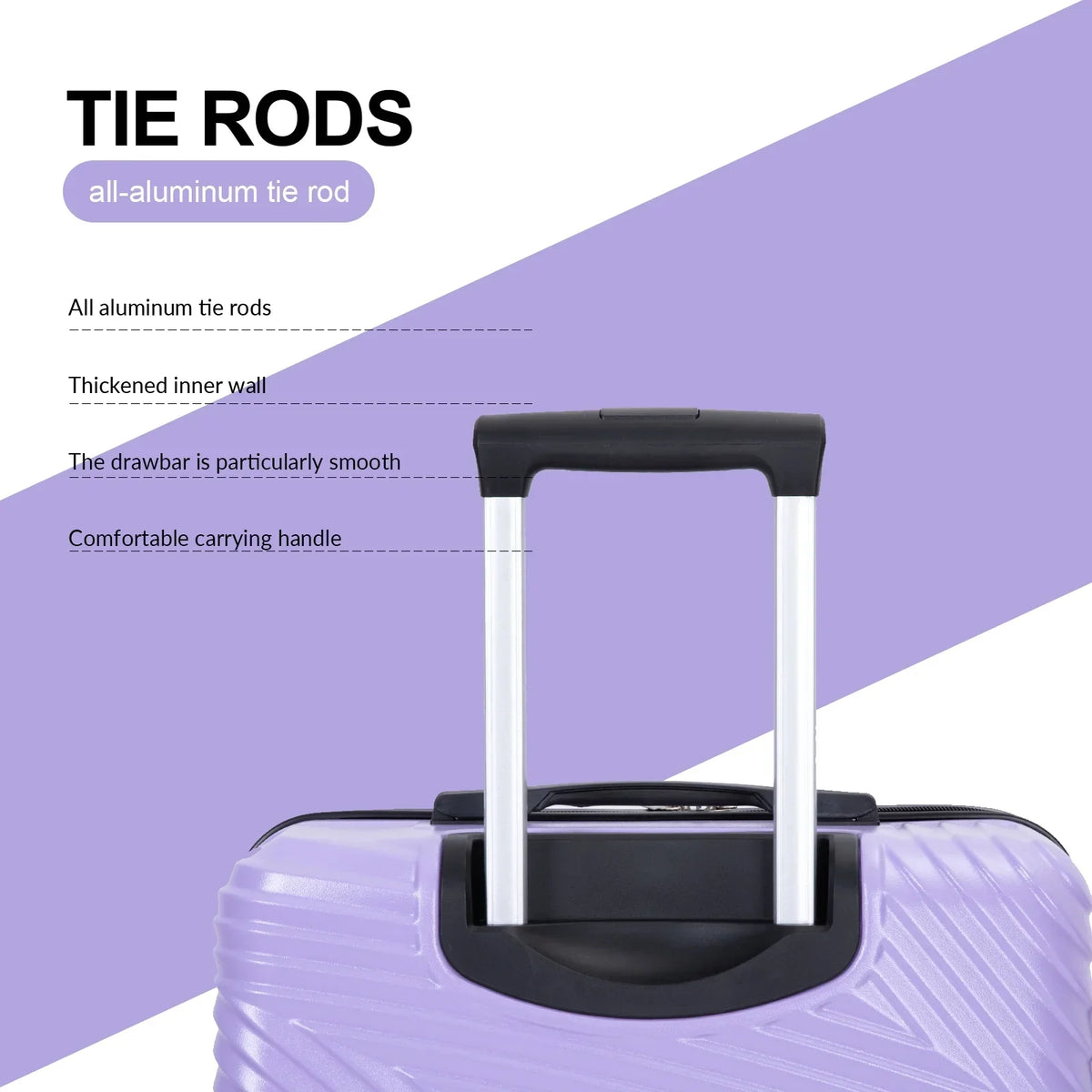 Nouveauté 2026 – Ensemble de 3 valises Tripcomp , valise rigide légère à roulettes multidirectionnelles 20 po, 24 po, 28 po (bleu