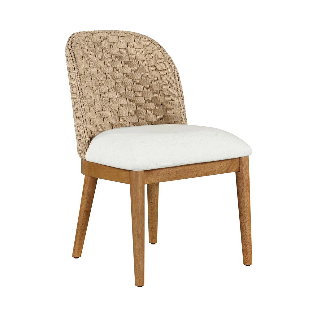 Nouveauté 2026 – Ensemble de 2 chaises de salle à manger de style ferme Saylor de My Texas House, en bois naturel, année