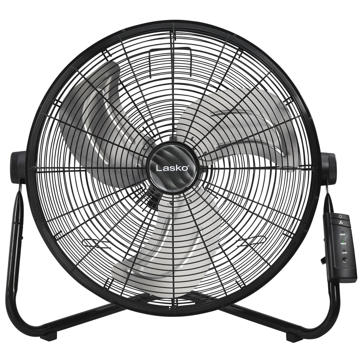 Nouveauté 2026 – Ventilateur sur pied haute vitesse Lasko Max Performance , option de montage mural, gris, H20610